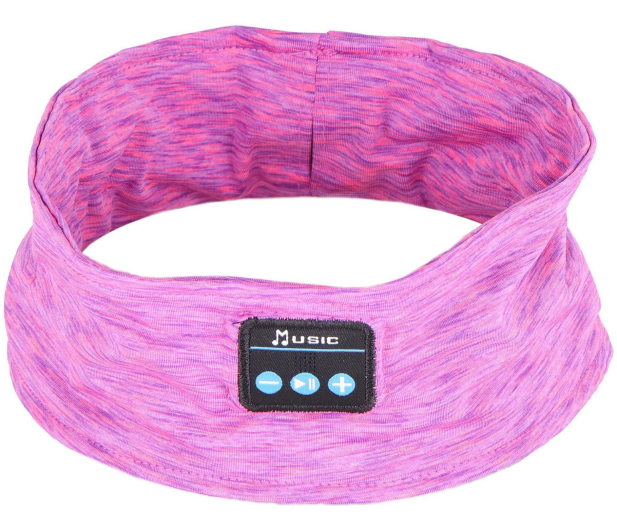 Rikiki Opaska z wbudowanymi słuchawkami Bluetooth różowa - 1352015 - zdjęcie 2
